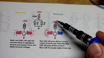 Give Each Parallel LED Its Own Resistor Warning Diagram Explained