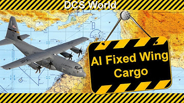 DCS World - Mission Editor - AI Fixed Wing Cargo