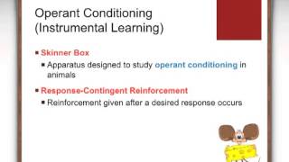 Unit 09 Operant Conditioning Part 1(APSS 111/1A07/222/298 IntroductionTo/AppliedPsychology)