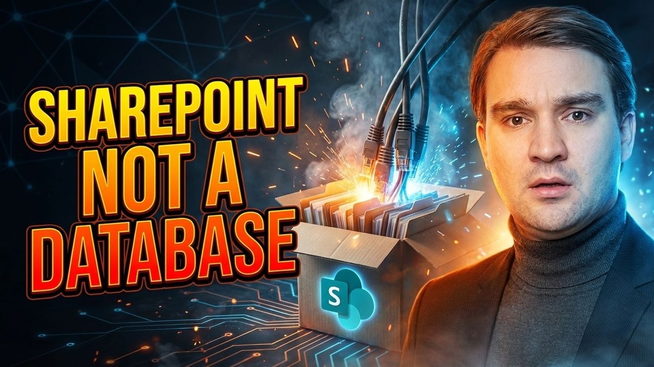 Stop Using SharePoint Lists for Power Apps at Scale! Stop Using SharePoint Lists for Power Apps at Scale!