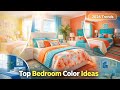 Top Bedroom Wall Colour Combination | Bedroom Wall Light Colour | Modern Bedroom Wall Painting Ideas