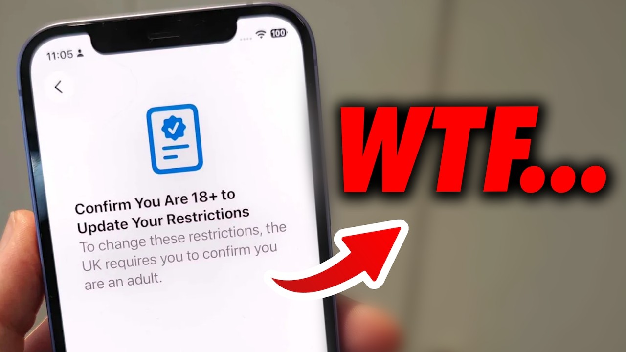 Компания Apple требует подтверждения возраста для пользователей iPhone!