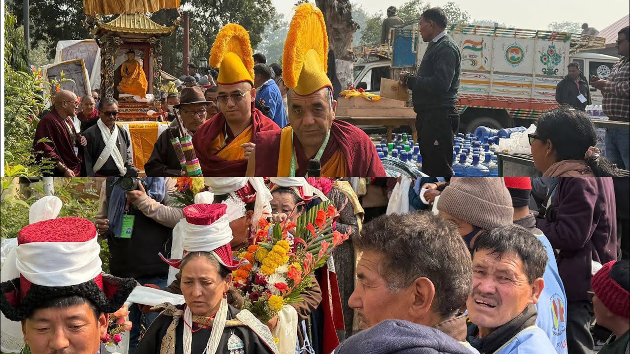 ལ་དྭགས་བྱམས་སྨོན་ཆེན་མོ་ཉིན་མཐའ་མ། Last day ladakh monlam 2026#bodhgaya #ladakh#bihar #subscribeme 
