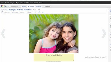 How to add a Photo Slideshow using Picasa Albums in Google Sites - Video #6A of the MCT DP Series