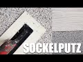 Buntsteinputz als Sockelputz an der Fassade auftragen & strukturieren 👨🏼‍🎨 - So gehts! | kreativtobi