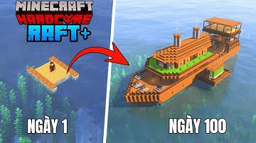 Thử Thách Sinh Tồn 100 NGÀY GIỮA ĐẠI DƯƠNG TRONG Minecraft Hardcore