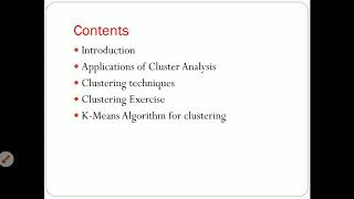 BDA module 4 Cluster analysis