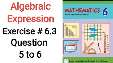 Class 6 Math Exercise 6.3 Question 5 to 6