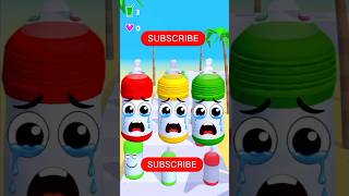 🧃😲juice run Lv 15 #red vs yellow vs green #games #juice #shorts #viral