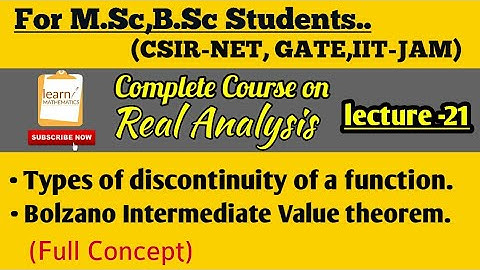 Real Analysis Complete Course🔥||Lecture-21||learn MATHEMATICS||