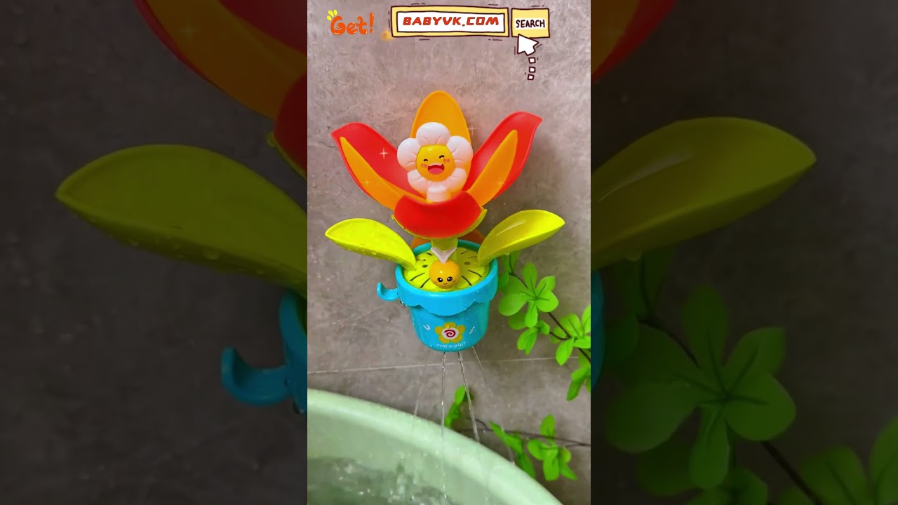 Looking for a Fun and Interactive Bath Toy? Baby Bathing Toy, Water It to Bloom! 