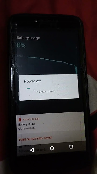 Android 7.1.1 (Nougat) Low Battery Sound #shorts