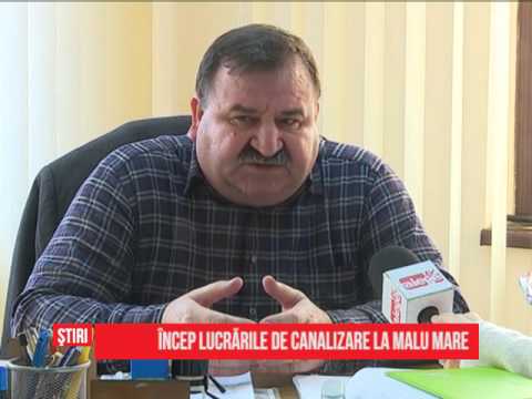 Încep lucrările de canalizare la Malu Mare