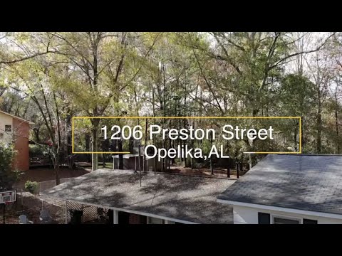 1206 PRESTON STREET, Opelika, AL home video tour