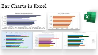 Excel Charts Tutorial: How to Create Bar Charts in Excel