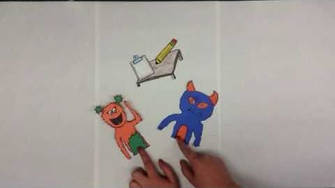 Sophie and Courson Present: How To Make A Paperslide Video!