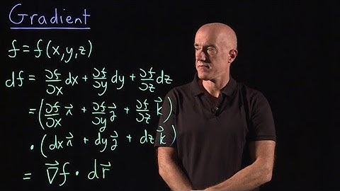 Gradient of a scalar field | Lecture 17 | Vector Calculus for Engineers