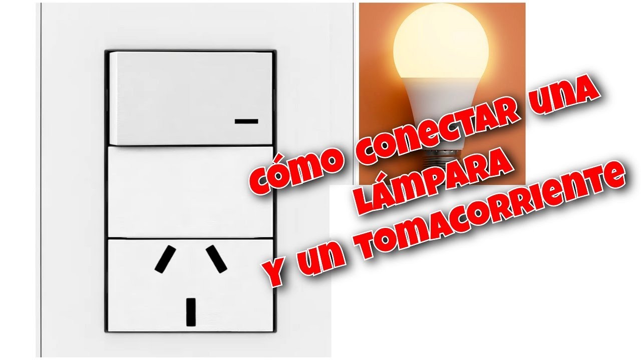 COMO INSTALAR UN INTERRUPTOR Y UNA TOMA ELECTRICA - YouTube