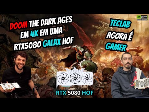 We tested DOOM Dark Ages on the MOST EXCLUSIVE RTX 5080 IN BRAZIL with ABSURD Overclock!!