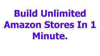 Infinity Stores Review, Get $1000 Per Day, Watch Demo, Build Amazon Websites In 1 Minute.