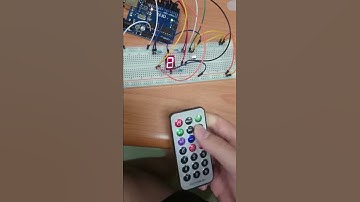 紅外線遙控七段顯示器