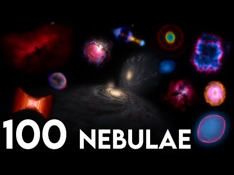 Flight through 100 nebulae | 8 hours | Screensaver, Relaxation, Sleep