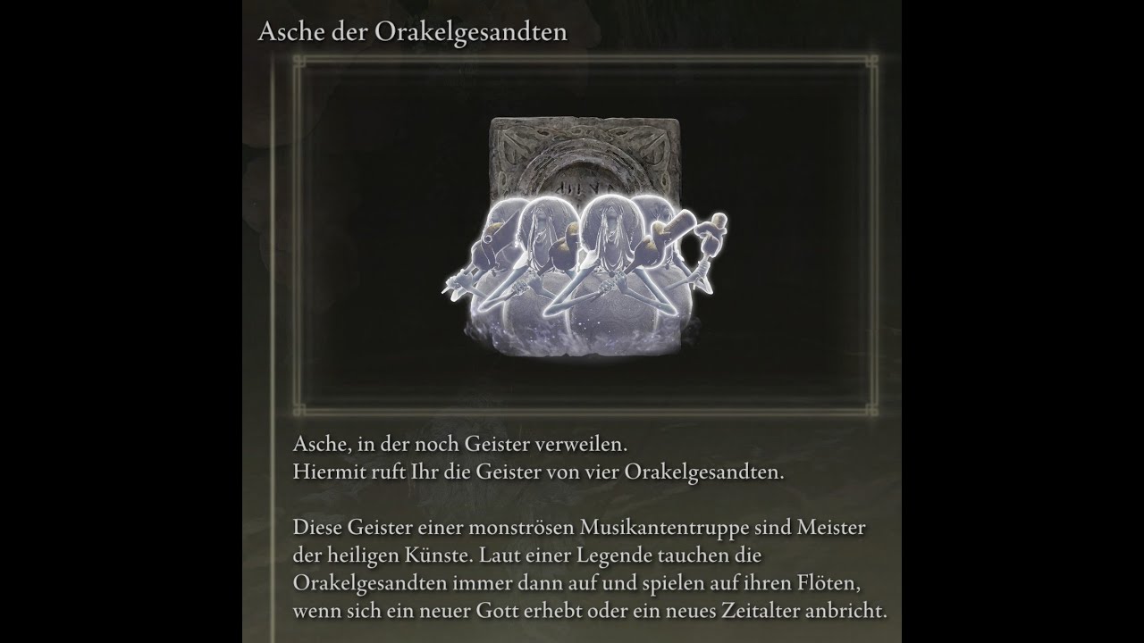Elden Ring Asche der Orakelgesandten im Haligbaum YouTube