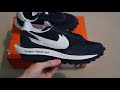 FRAGMENT DESIGN X SACAI X LDV WAFFLE BLACKENED BLUE SNEAKER UNBOXING FRAGMENT DESIGN X SACAI X LDV WAFFLE BLACKENED BLUE SNEAKER UNBOXING