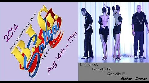 Yamule Dance Co. performing at the BIG Salsa Festi...