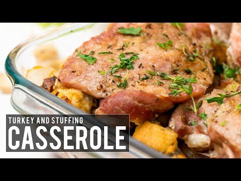 Turkey and Stuffing Casserole