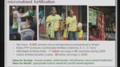 Seminar - Creating Shared Value - March 4, 2010 - P. Brabeck-Letmathe