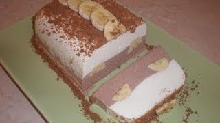 Творожный десерт с бананом Творожный десерт с бананом