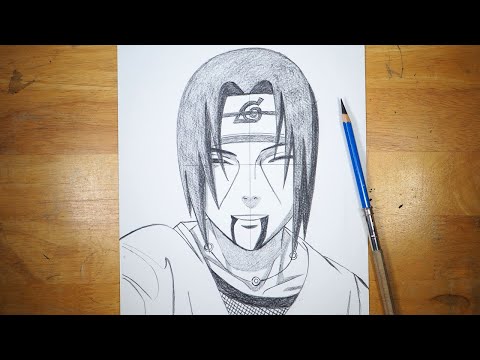 Drawing Itachi Uchiha #shorts #fyp #animedrawing #draw #itachi