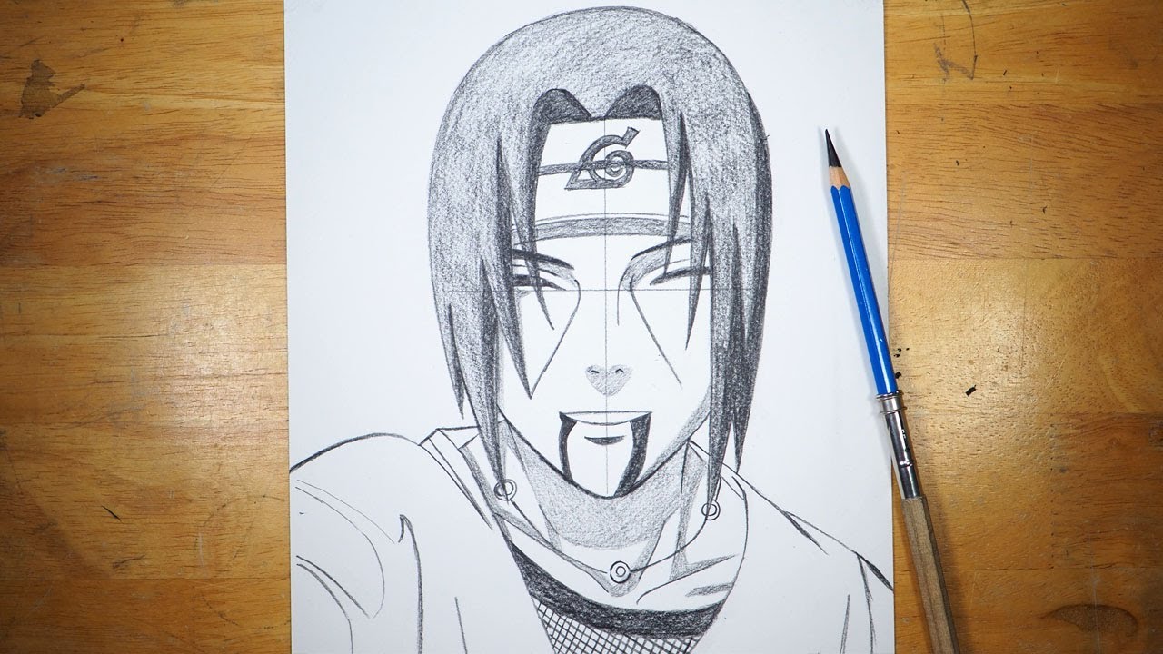 How to Draw Itachi Uchiha - Naruto, How to draw anime