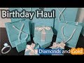 Massive Tiffany Birthday Haul: Gold and Diamonds