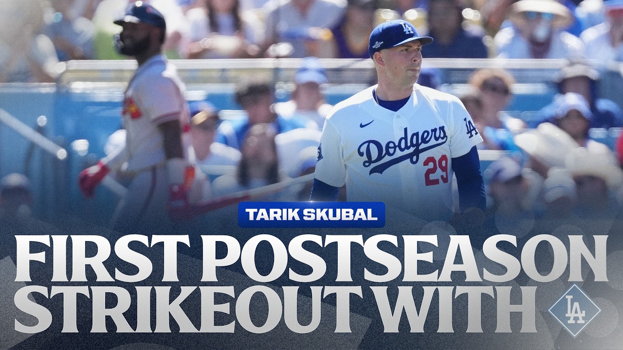 [MLB] FULL AT-BAT: Tarik Skubal collects his first Postseason strikeout with the Dodgers! | MLB