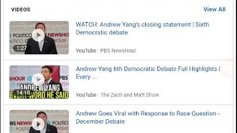 Andrew Yang - 6th Democratic  Debate Analysis