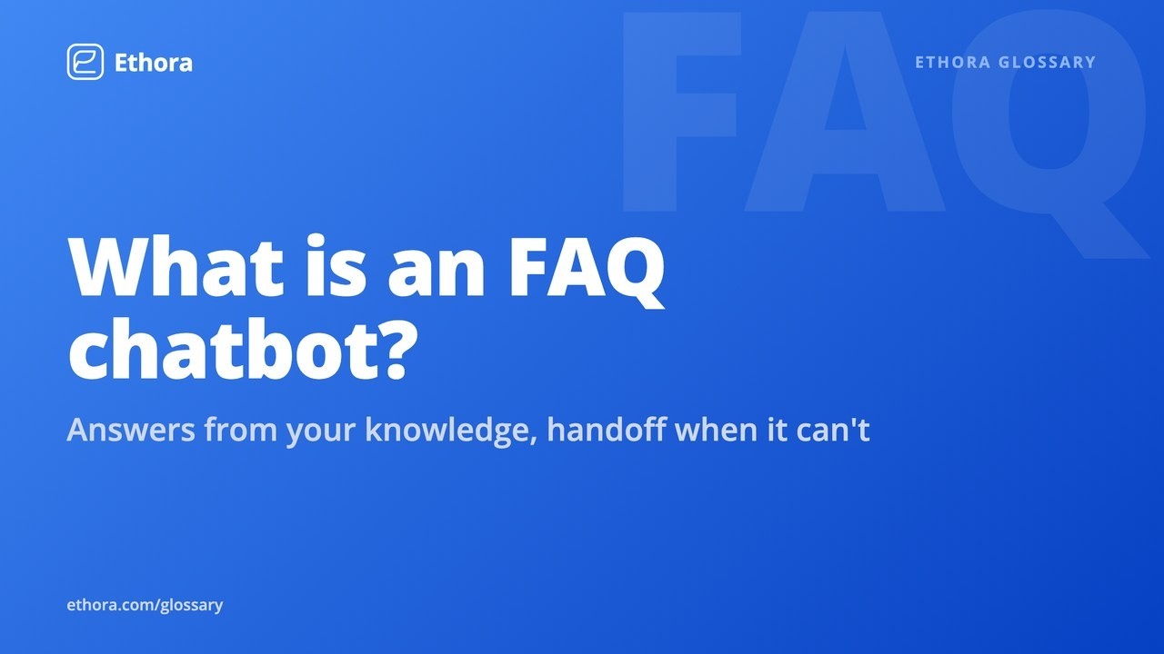 What is an FAQ Chatbot? How to build one on your own documents (RAG vs rules)