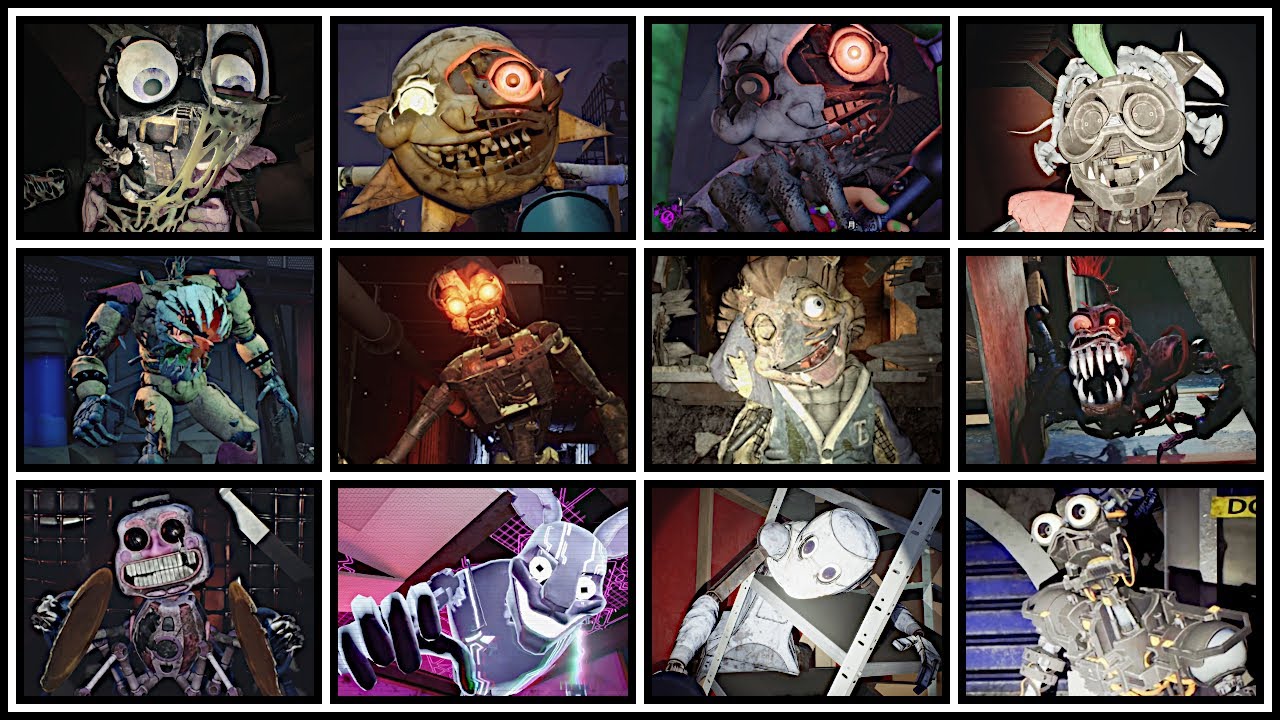 ジャンプスケア集＋驚くシーン集 【FNAF セキュリティブリーチ RUIN 日本語字幕】