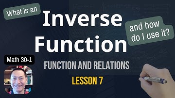 The Inverse of a Relation Math 30-1 Functions and Relations Lesson 7