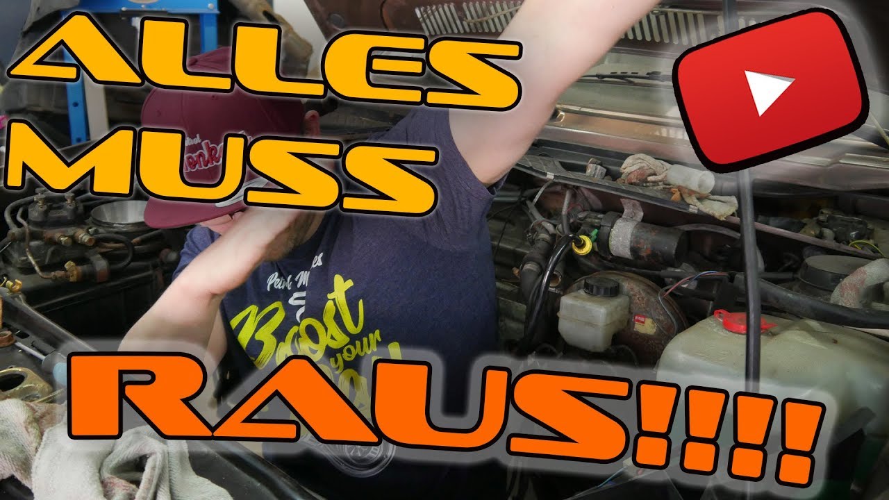 Vw Jetta Coupe Motor ausbau