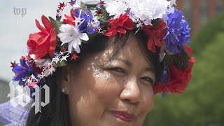 Scooters, a tabby cat and patriotism descend on the National Mall July 4