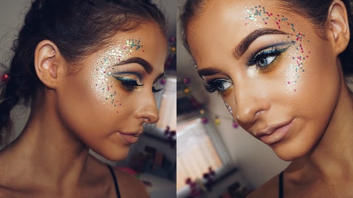 HOW TO APPLY FACE GLITTER (TUTORIAL) 