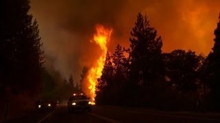 California emergency as huge yosemite fire rages