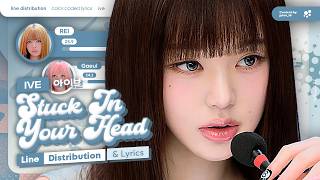 Download Lagu IVE (아이브) ~ Stuck In Your Head - (Line Distribution + Color Coded Lyrics) MP3