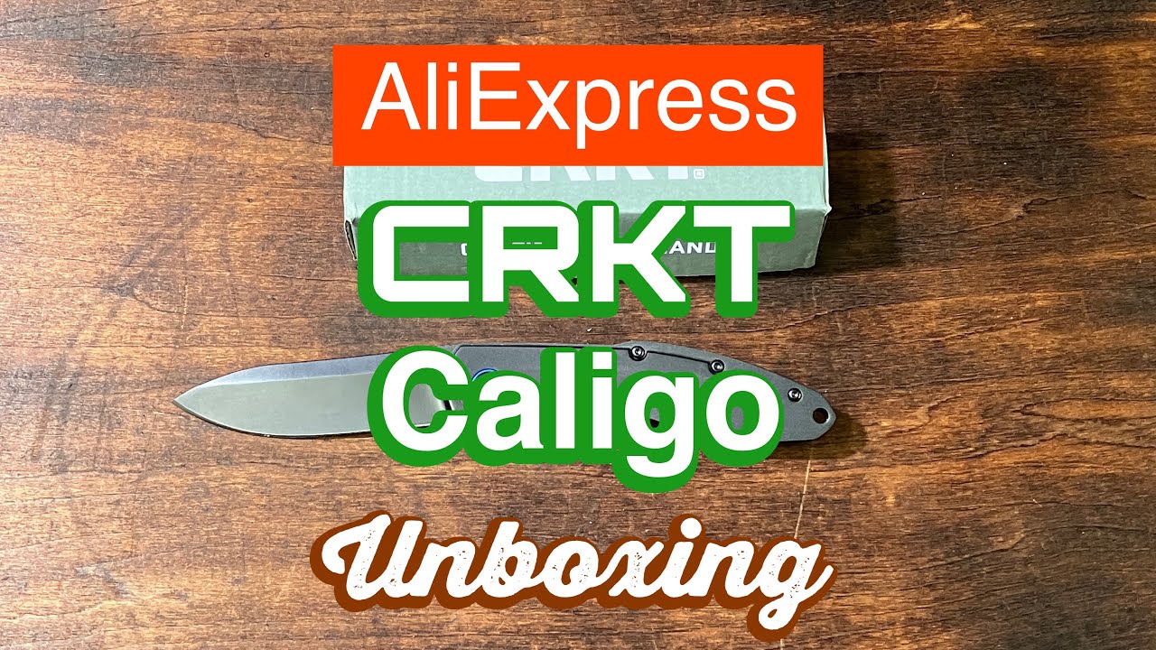 【CRKT】CALIGO   開封、切れ味確認