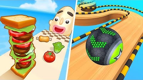 Going ball | Sandwich Runner All Levels Gameplay Walkthrough Android,ios Part 2