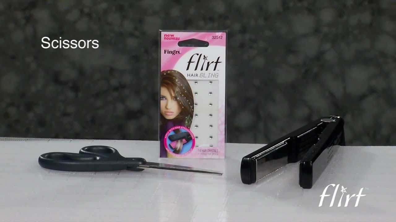 Fing'rs | How to: "Flirt Hair Bling Application"
