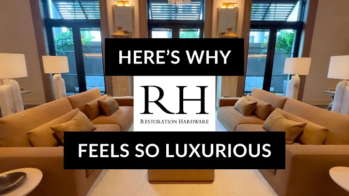 INSIDE THE MOST LUXURIOUS FURNITURE STORE IN AMERICA | 2025 RESTORATION HARDWARE West Palm Beach