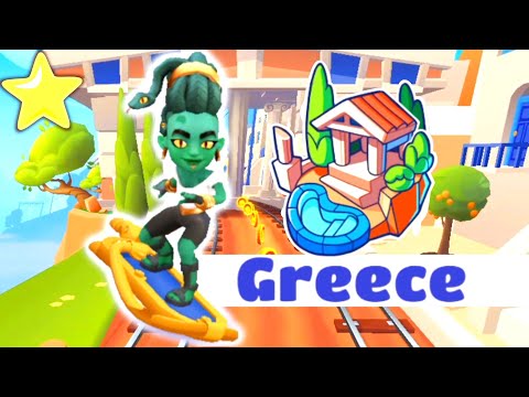 Видео: Subway Surfers #81 Moira Greece Surfer на сёрфдоске Ssskater в Греции! На весь экран